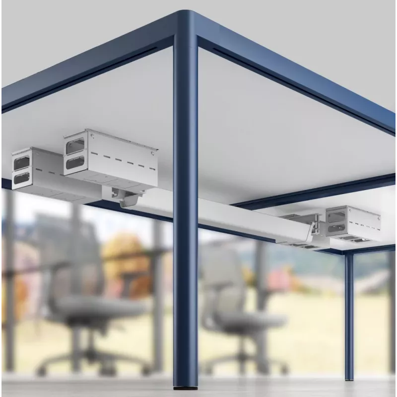 MOZOS CT550WH Kabelmanagementgoot onder het bureau 550 mm wit