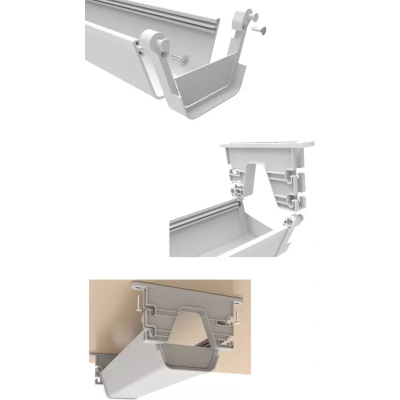 MOZOS CT550WH Kabelmanagementgoot onder het bureau 550 mm wit