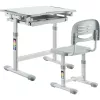 MOZOS DC-SET Hoogteverstelbaar bureau- en stoelset grijs
