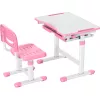MOZOS DC-SET Verstelbaar bureau- en stoelset roze