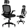 MOZOS ERGO-C Premium Ergonomische bureaustoel met mesh-rugleuning, zwart