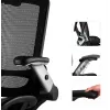 MOZOS ERGO-C Premium Ergonomische bureaustoel met mesh-rugleuning, zwart