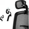 MOZOS ERGO-C Premium Ergonomische bureaustoel met mesh-rugleuning, zwart
