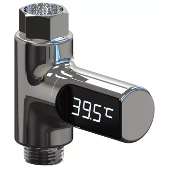 MOZOS LED Digitale douchethermometer, wateraangedreven