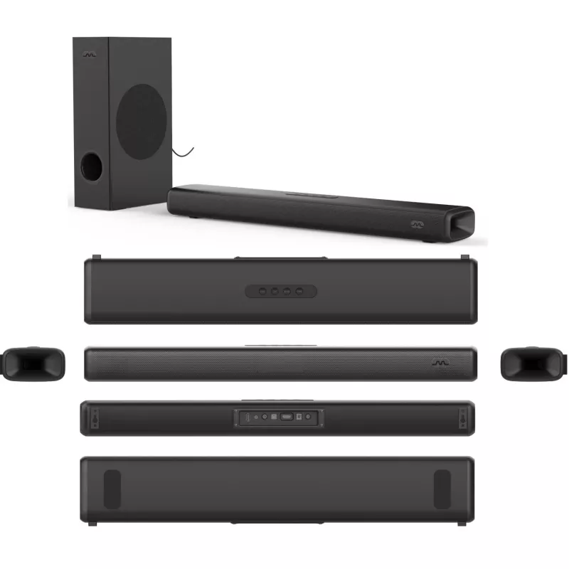 MOZOS THEATER 2.1 soundbar 100W/160W Bluetooth 5.0 homecinemasysteem