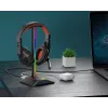 MOZOS D12 RGB LED-hoofdtelefoonstandaard voor over-ear-hoofdtelefoons