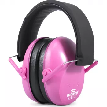 MOZOS KM-5 roze gehoorbescherming koptelefoon voor kinderen
