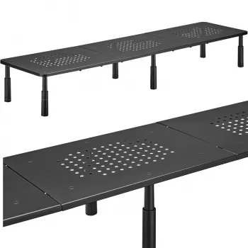 MOZOS SPM2 dual monitor riser bureau standaard 1000x230x120 mm zwart