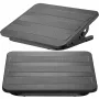 MOZOS FS4 ergonomische voetsteun met hoogte- en kantelverstelling, zwart