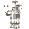 MOZOS Kitty Tree grote krabpaal voor katten, hoogte 206 cm