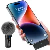 MOZOS MX2-DUAL draadloze lavalier-microfoonset voor smartphones, 2 microfoons, 2,4 GHz, USB-C