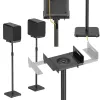 MOZOS MSS6-SET Studiomonitor-standaard paar zwart