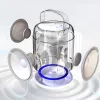 MOZOS MK Wit karaoke-microfoon bluetooth-luidspreker