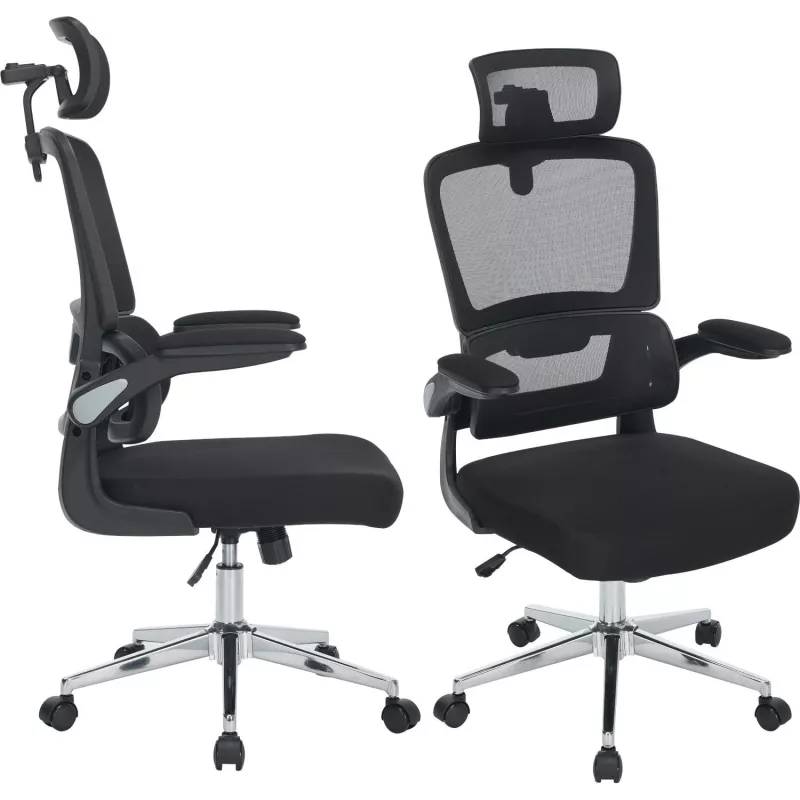 MOZOS ERGO-K Ergonomische bureaustoel met wielen zwart