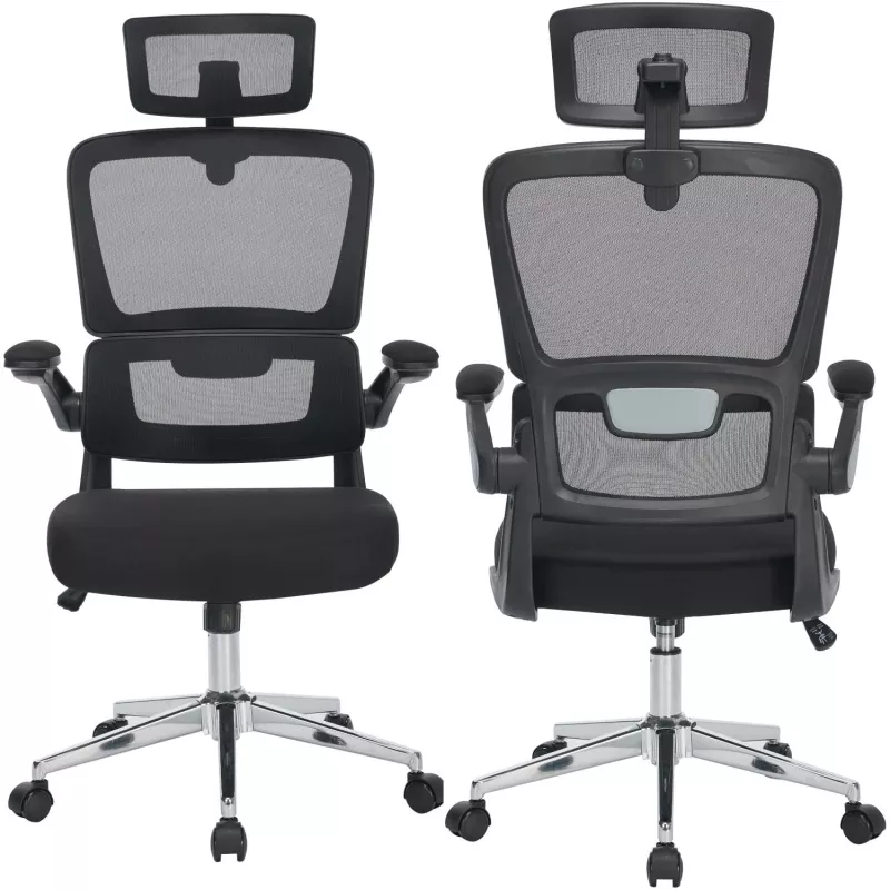 MOZOS ERGO-K Ergonomische bureaustoel met wielen zwart