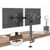 MOZOS MS03 Dual-monitor-tafelsteun voor 17-34 inch beeldschermen, zwart