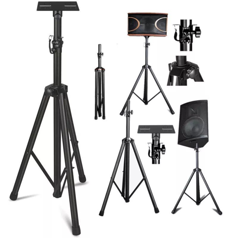 MOZOS SPK2-STAND Zuilluidsprekerstandaard 100 kg zwart paar