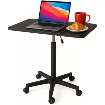 MOZOS SPM4-BK Mobiele laptoptafel met hoogteverstelling