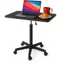 MOZOS SPM4-BK Mobiele laptoptafel met hoogteverstelling