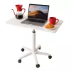 MOZOS SPM4-WH Mobiele laptoptafel met hoogteverstelling, wit