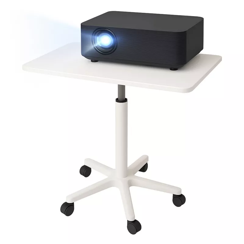 MOZOS SPM4-WH Mobiele laptoptafel met hoogteverstelling, wit