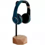 MOZOS HS-PRO-LIGHT Hoofdtelefoonstandaard van hout, essenhout en ijzer, 35 cm, lichtbruin
