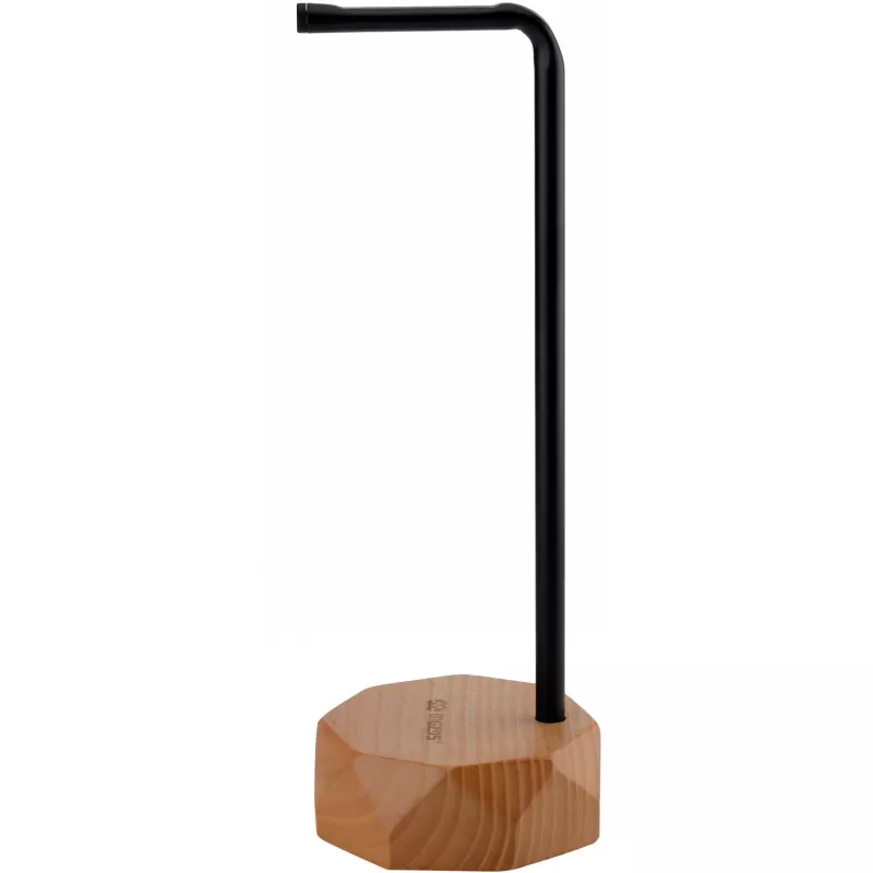 MOZOS HS-PRO-LIGHT Hoofdtelefoonstandaard van hout, essenhout en ijzer, 35 cm, lichtbruin