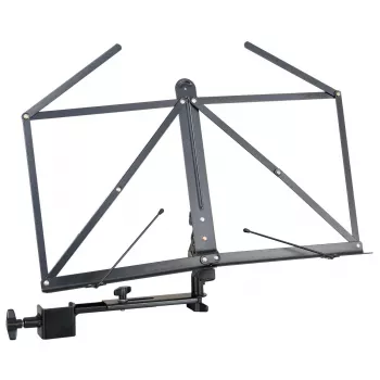 MOZOS MSH1 Bladmuziekhouder voor microfoonstandaard