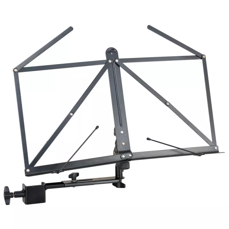 MOZOS MSH1 Bladmuziekhouder voor microfoonstandaard