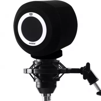 MOZOS PS-4 Bolvormig schuim popfilter windkap zwart