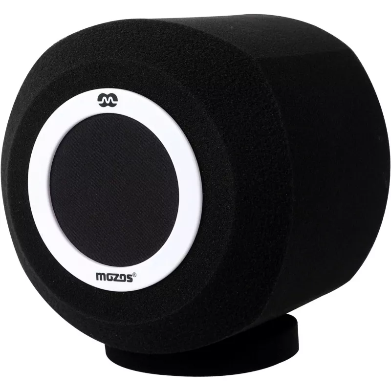 MOZOS PS-4 Bolvormig schuim popfilter windkap zwart