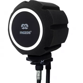 MOZOS PS-5 Bolvormig schuim popfilter voor microfoon - zwart
