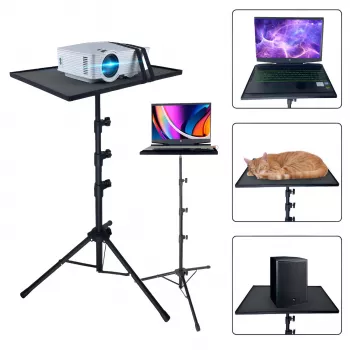 MOZOS PL2 Universeel statief voor projector, laptop, tablet, zwart, 70-120 cm, 10 kg