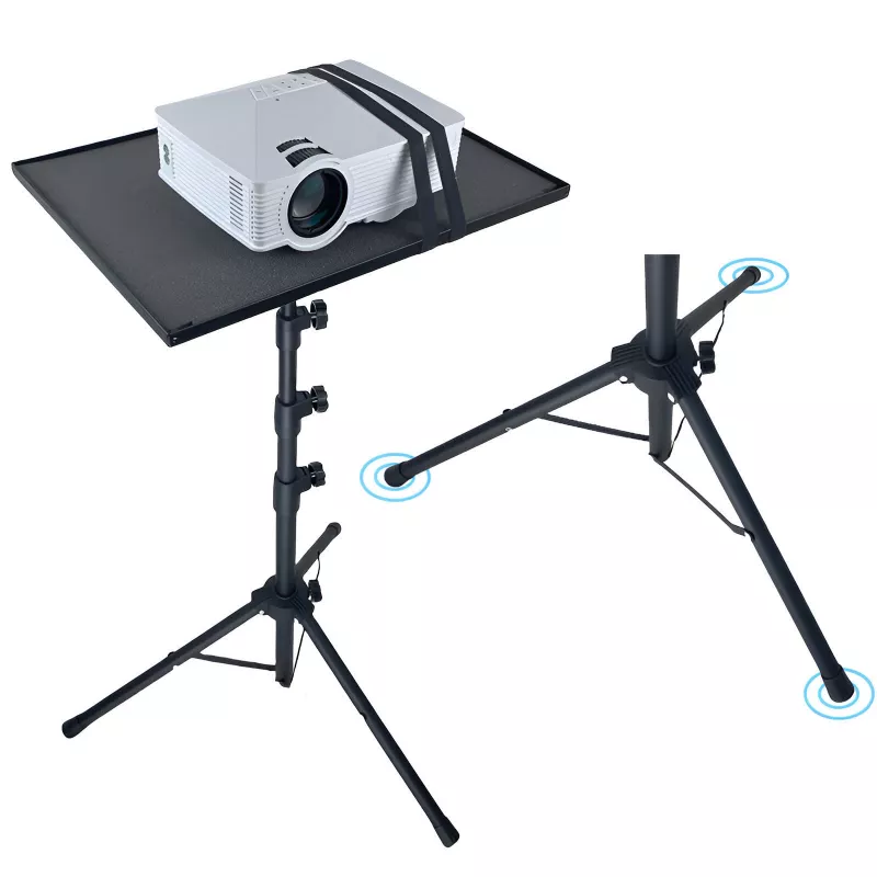 MOZOS PL2 Universeel statief voor projector, laptop, tablet, zwart, 70-120 cm, 10 kg