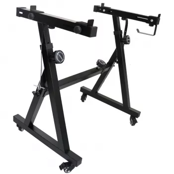 MOZOS KSX6 X-style keyboardstandaard met wielen voor digitale piano
