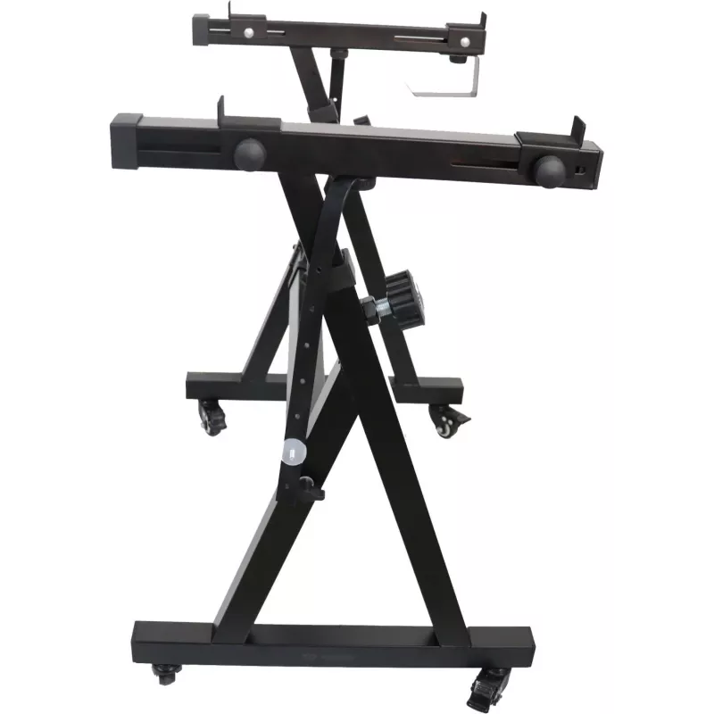 MOZOS KSX6 X-style keyboardstandaard met wielen voor digitale piano