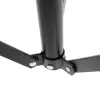 MOZOS PB02 Opvouwbare drumkruk / throne, zwart, 280 mm zitting, 450-550 mm hoogte