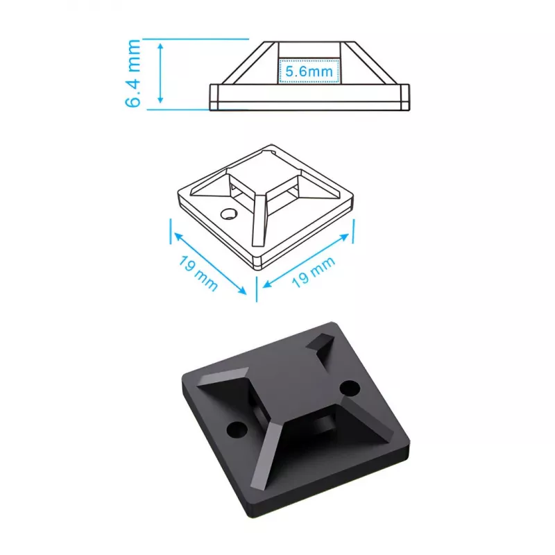 MOZOS CM-SET accessoireset voor kabelbeheer