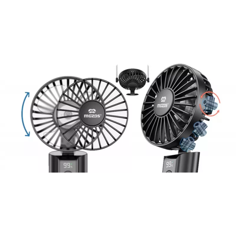 MOZOS F30 draadloze ventilator met accu