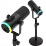 Mozos GM-ONE USB XLR RGB LED-microfoon zwart