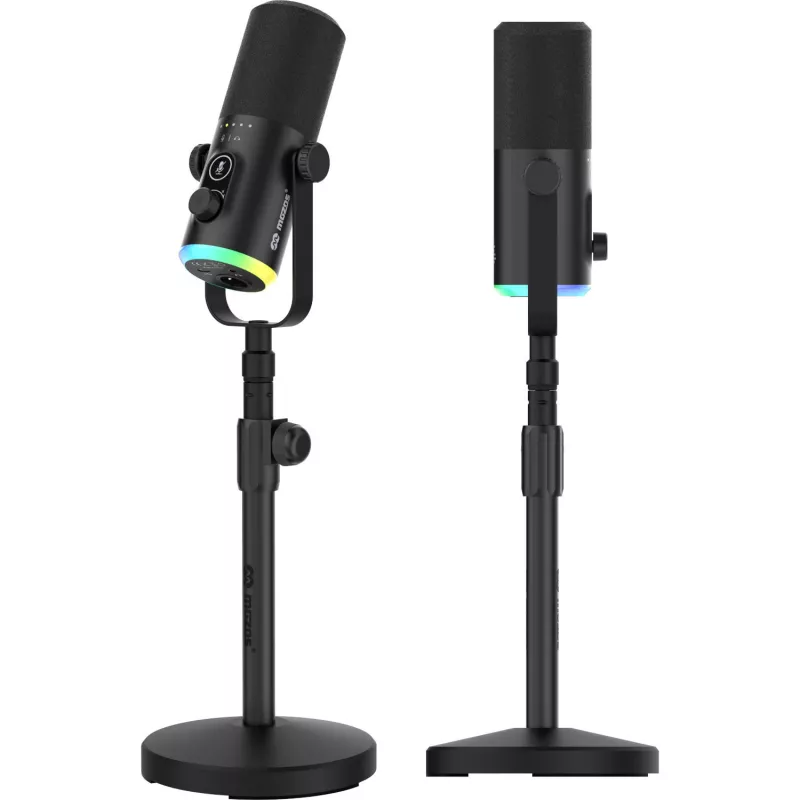 Mozos GM-ONE USB XLR RGB LED-microfoon zwart