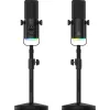 Mozos GM-ONE USB XLR RGB LED-microfoon zwart