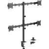MOZOS MS04 VESA tafelhouder voor 4 monitors 17-32 inch zwart