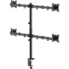 MOZOS MS04 VESA tafelhouder voor 4 monitors 17-32 inch zwart