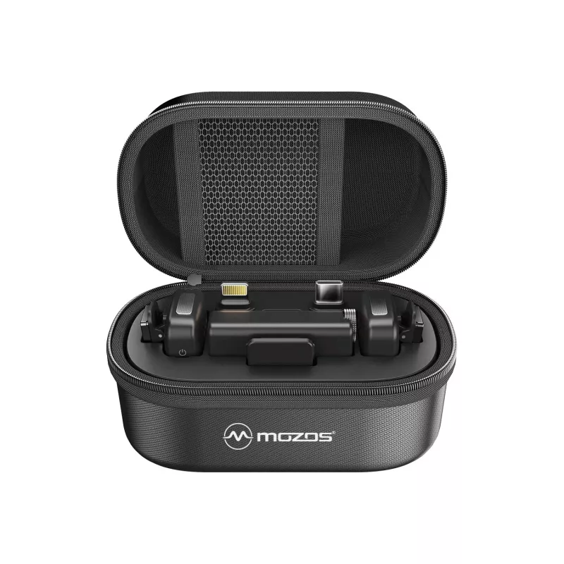 MOZOS MX4-DUAL 2.4 GHz dual draadloos microfoonsysteem voor smartphones