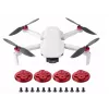 SUNNYLIFE 4x motorbescherming voor DJI Mavic Mini - zwart ABS-kunststof snap-on stofdicht krasvast