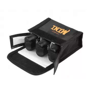 SUNNYLIFE brandveilige batterij-veiligheidstas voor DJI Mavic Mini / Mini 2 / Mini SE - geschikt voor 3 accu's