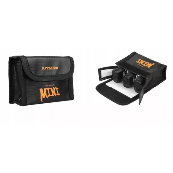 SUNNYLIFE brandveilige batterij-veiligheidstas voor DJI Mavic Mini / Mini 2 / Mini SE - geschikt voor 3 accu's