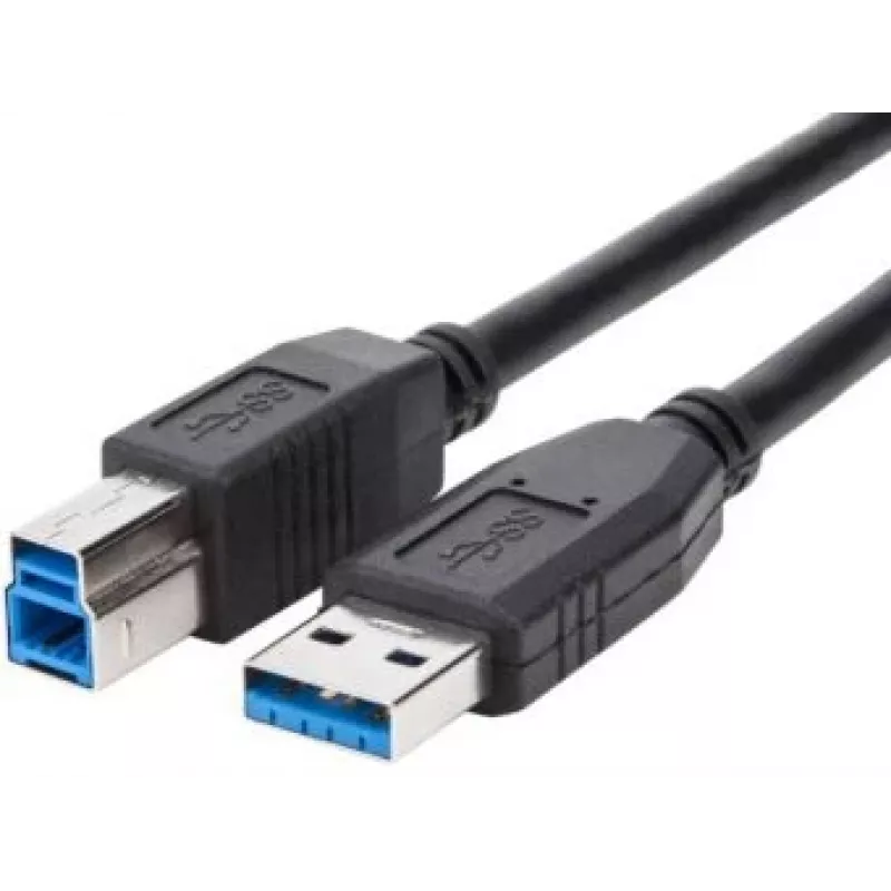 Brackton USB 3.0 kabel Type-A naar Type-B 5Gbps 1m zwart