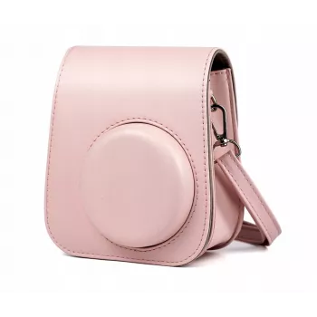 LOVEINSTANT 2-in-1 set: beschermhoes en fotoalbum voor Fuji Instax Mini 11 - pink